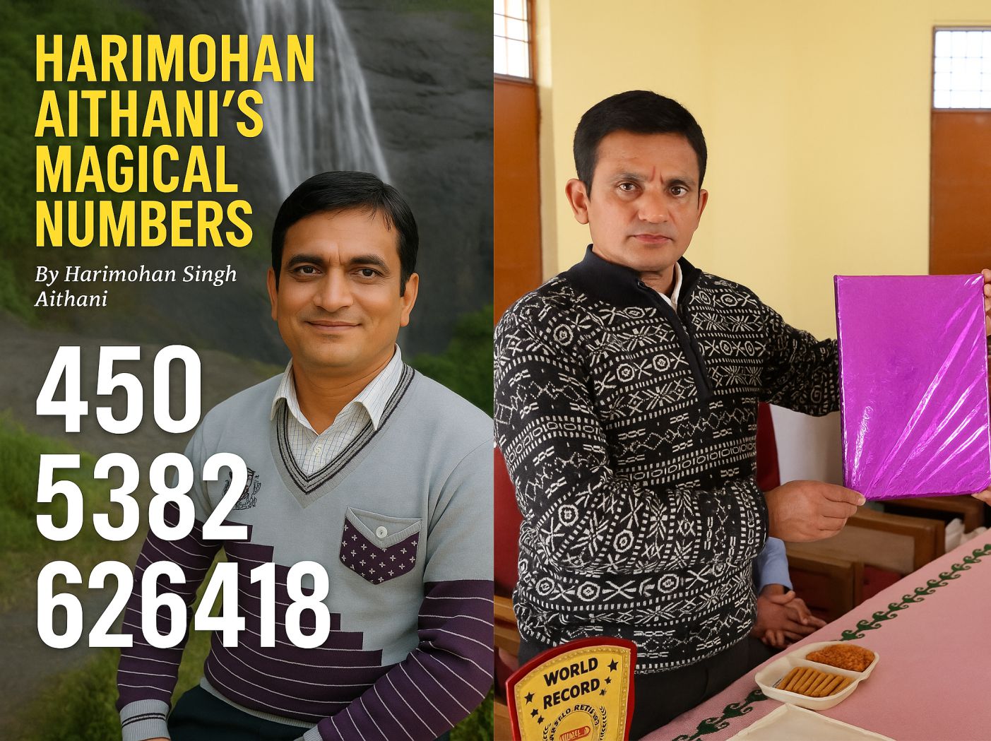 हरिमोहन सिंह ऐठानी ने खोजीं रहस्यमयी मैजिकल संख्याएं